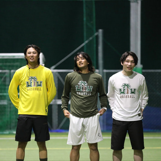 ULUNOA ウルノア 長袖 ドライ Tee "ulu baseball" × JHANKSON ジャンクソン  Tシャツ long sleeve dry tee  【FLiP別注】