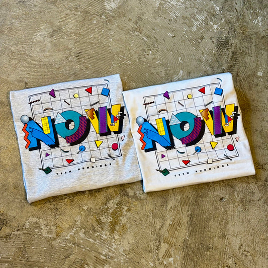 teen runnings "NOW" × ANORAKCLUB Long sleeve tee   saunacool サウナクール アノラッククラブ ロンT