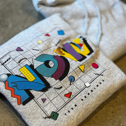 teen runnings "NOW" × ANORAKCLUB 裏起毛 hoodie sweat  長袖 saunacool サウナクール アノラッククラブ