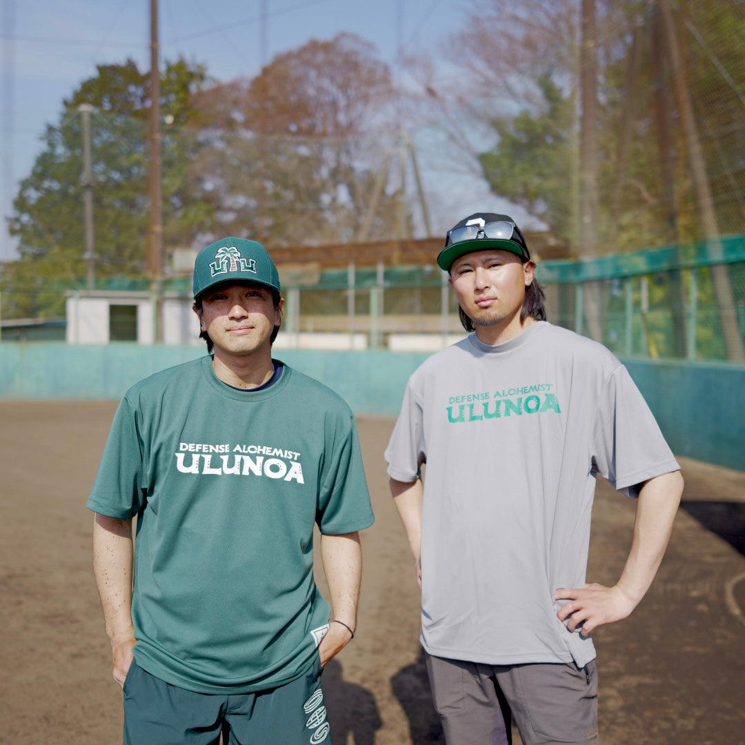 ULUNOA "ulu baseball" × JHANKSON dry tee JHANKSON