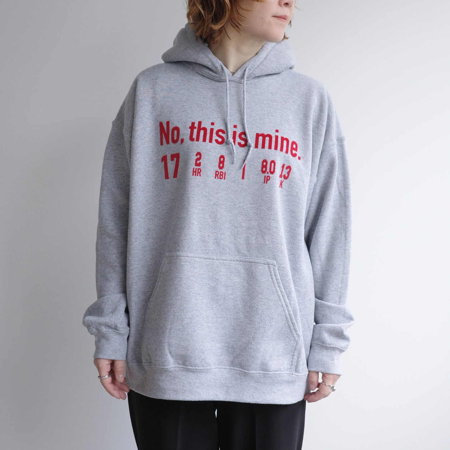 JHANKSON ジャンクソン " No, this is mine. " hoody sweat  裏起毛 フーディー スウェット