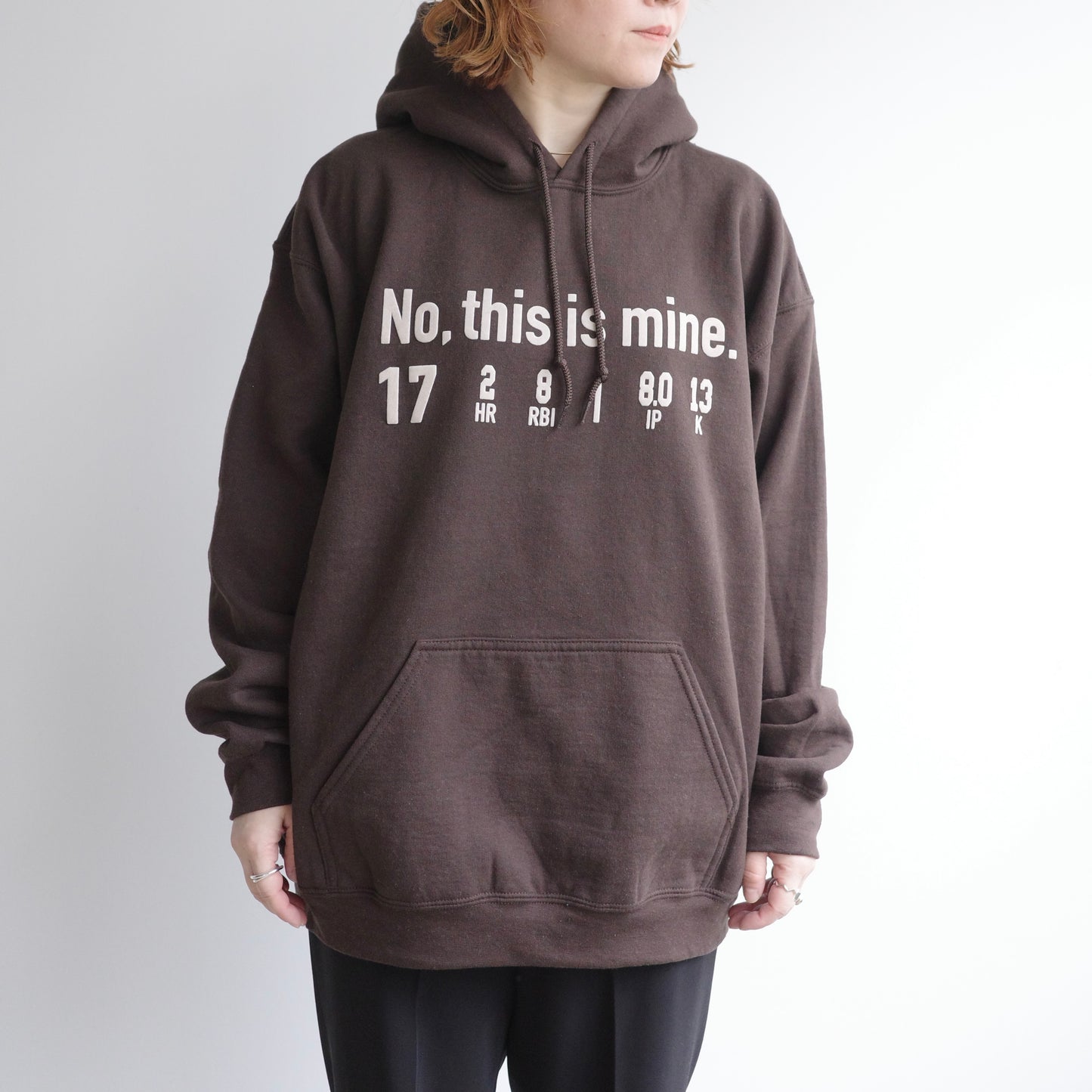 JHANKSON ジャンクソン " No, this is mine. " hoody sweat  裏起毛 フーディー スウェット