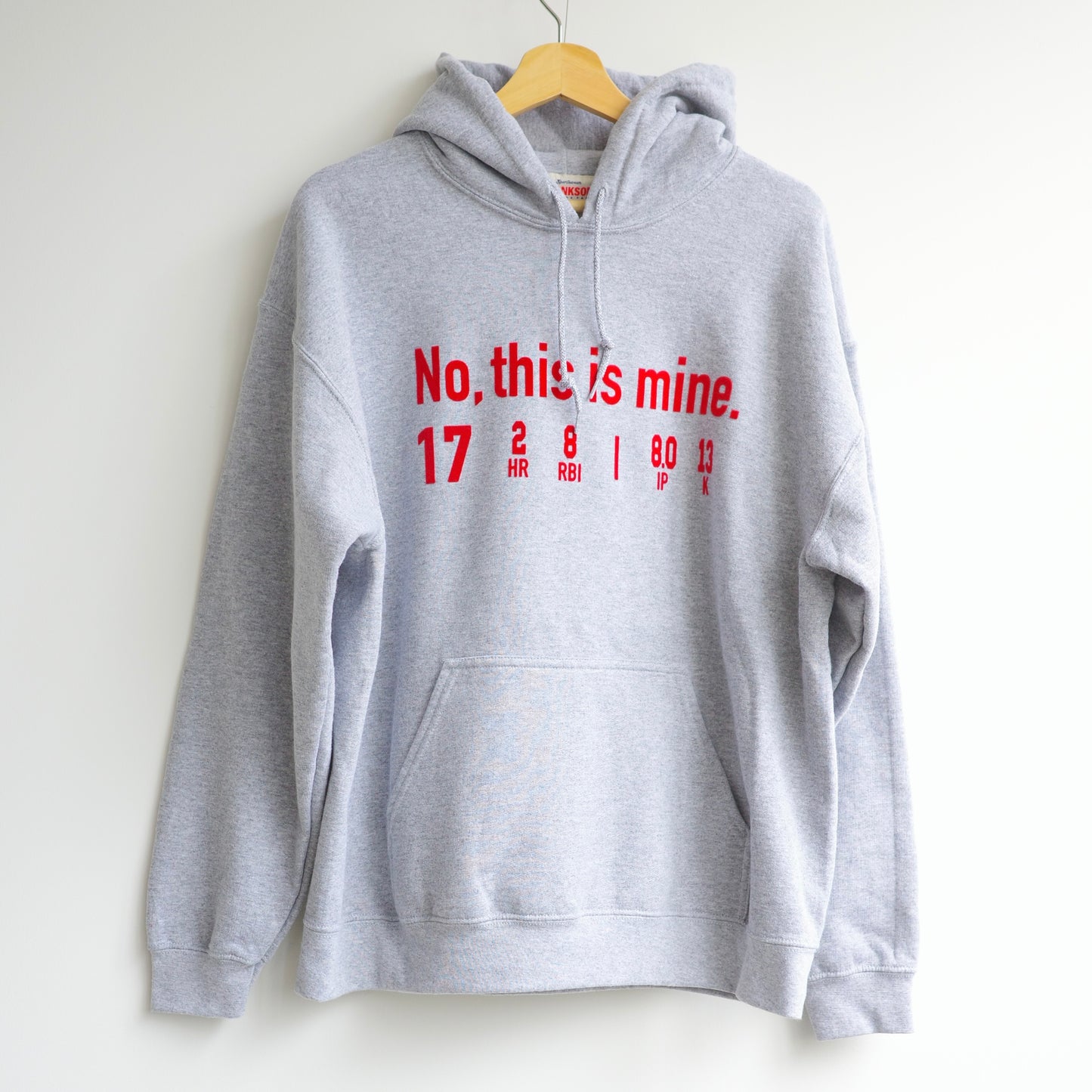 JHANKSON ジャンクソン " No, this is mine. " hoody sweat  裏起毛 フーディー スウェット