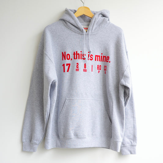 JHANKSON ジャンクソン　" No, this is mine. " 　hoody sweat  裏起毛 フーディー スウェット