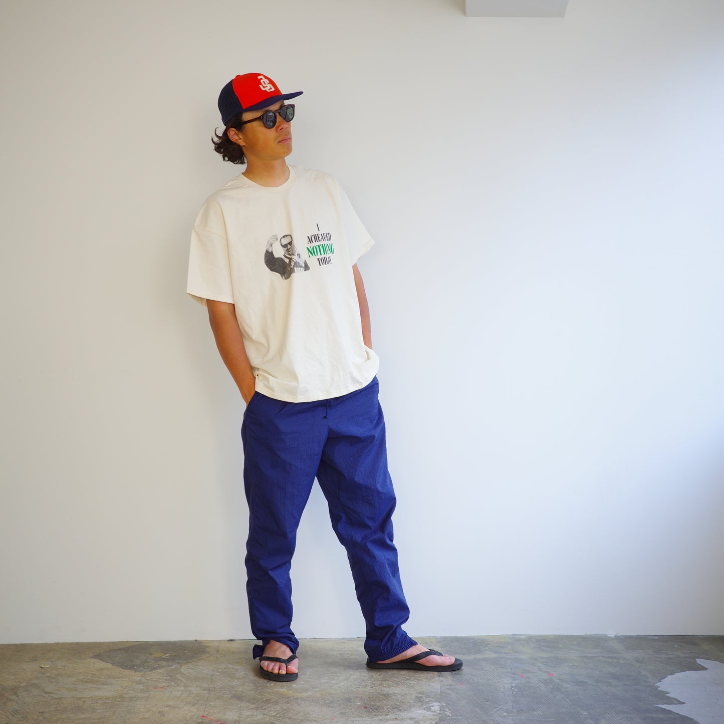 "NOTHING TODAY " 半袖  tee Tshirts  JHANKSON ジャンクソン　ドジャーおじさん