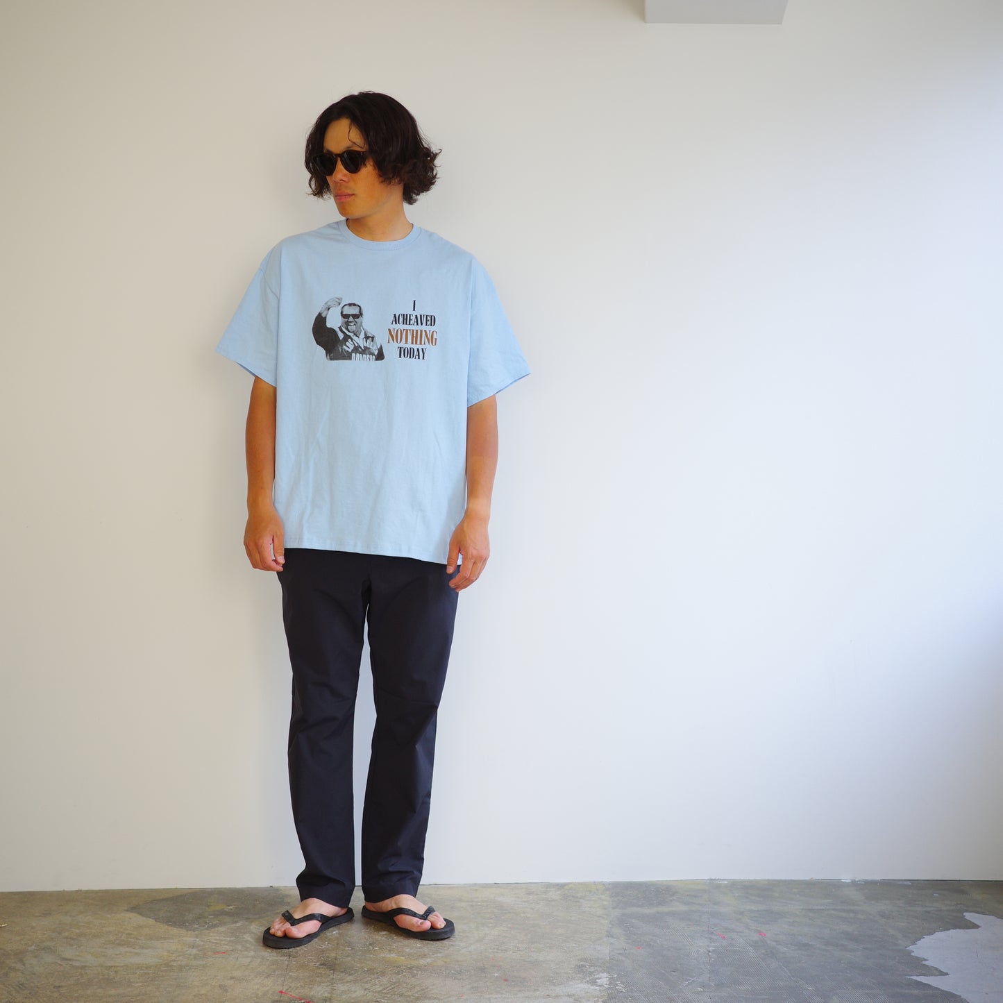 "NOTHING TODAY " 半袖  tee Tshirts  JHANKSON ジャンクソン　ドジャーおじさん