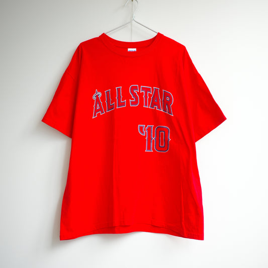 [used] "MLB '10 ALL STAR" tee anaheim angels angelstadium