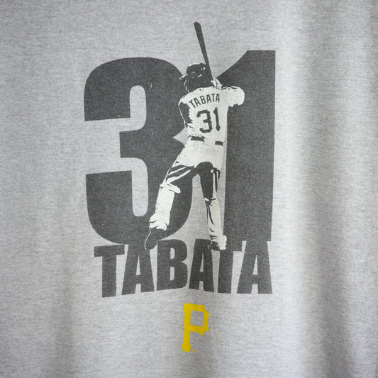 [Used] JERZEES "Jose TABATA" tee Pittsburgh Pirates PIRATES