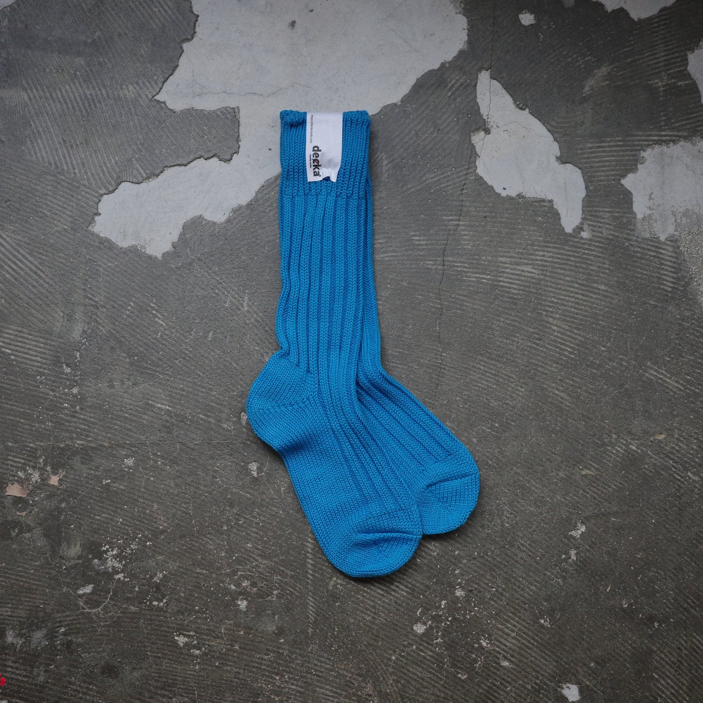 decka デカ  RIB SOCKS リブソックス カラーソックス　日本製　made in japan