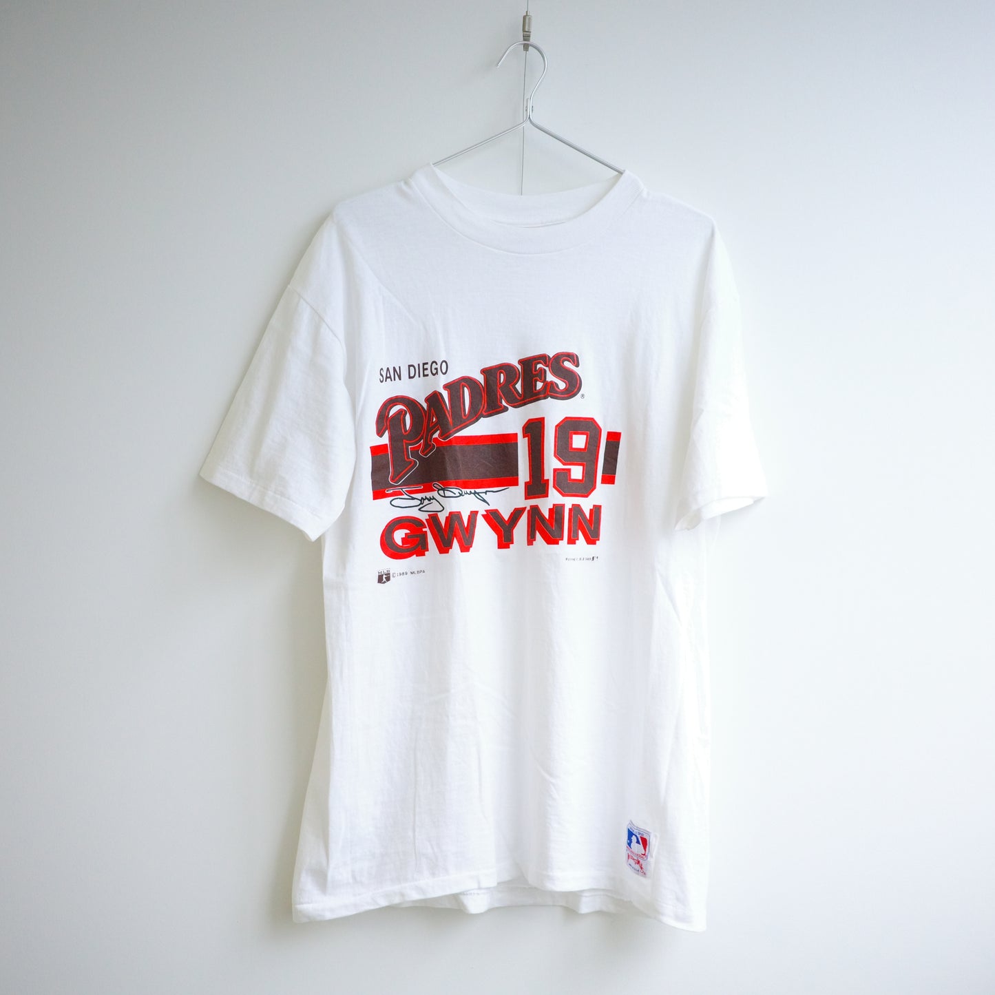 【vintage】SANDIEGO PADRES tonny gwynn 19 tee　MLB　