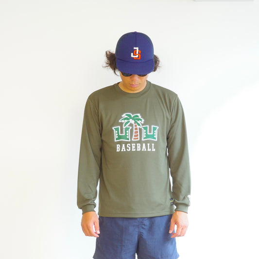 ULUNOA ウルノア 長袖 ドライ Tee "ulu baseball" × JHANKSON ジャンクソン  Tシャツ long sleeve dry tee  【FLiP別注】