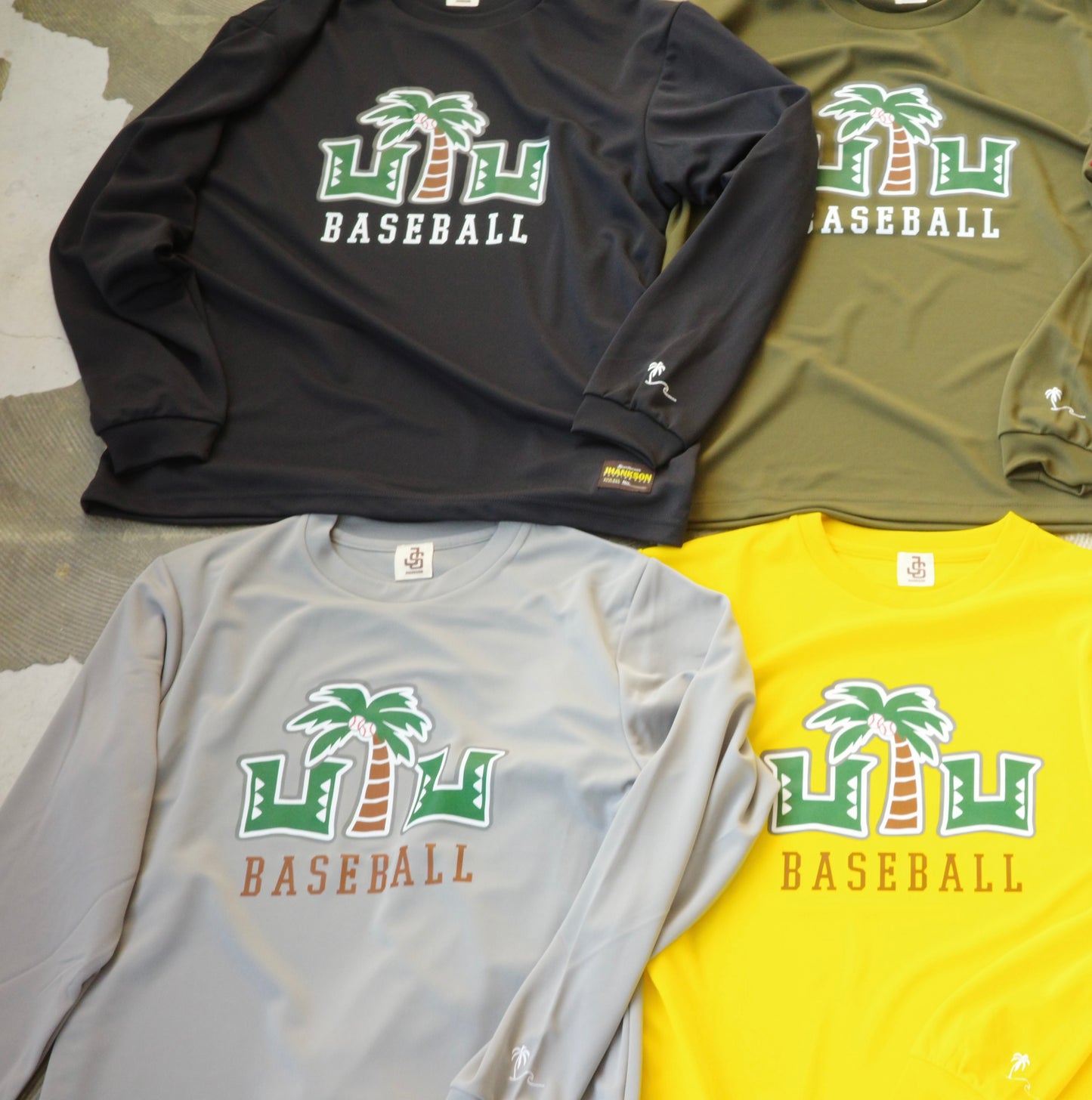 【予約販売】【9/16締切】"ulu baseball" × JHANKSON long sleeve dry tee 長袖 ドライ Tシャツ ジャンクソン【FLiP別注】