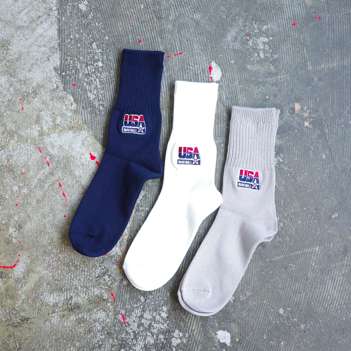 " USA BASEBALL " RIB SOCKS ソックス　ROSTER SOX ロスターソックス