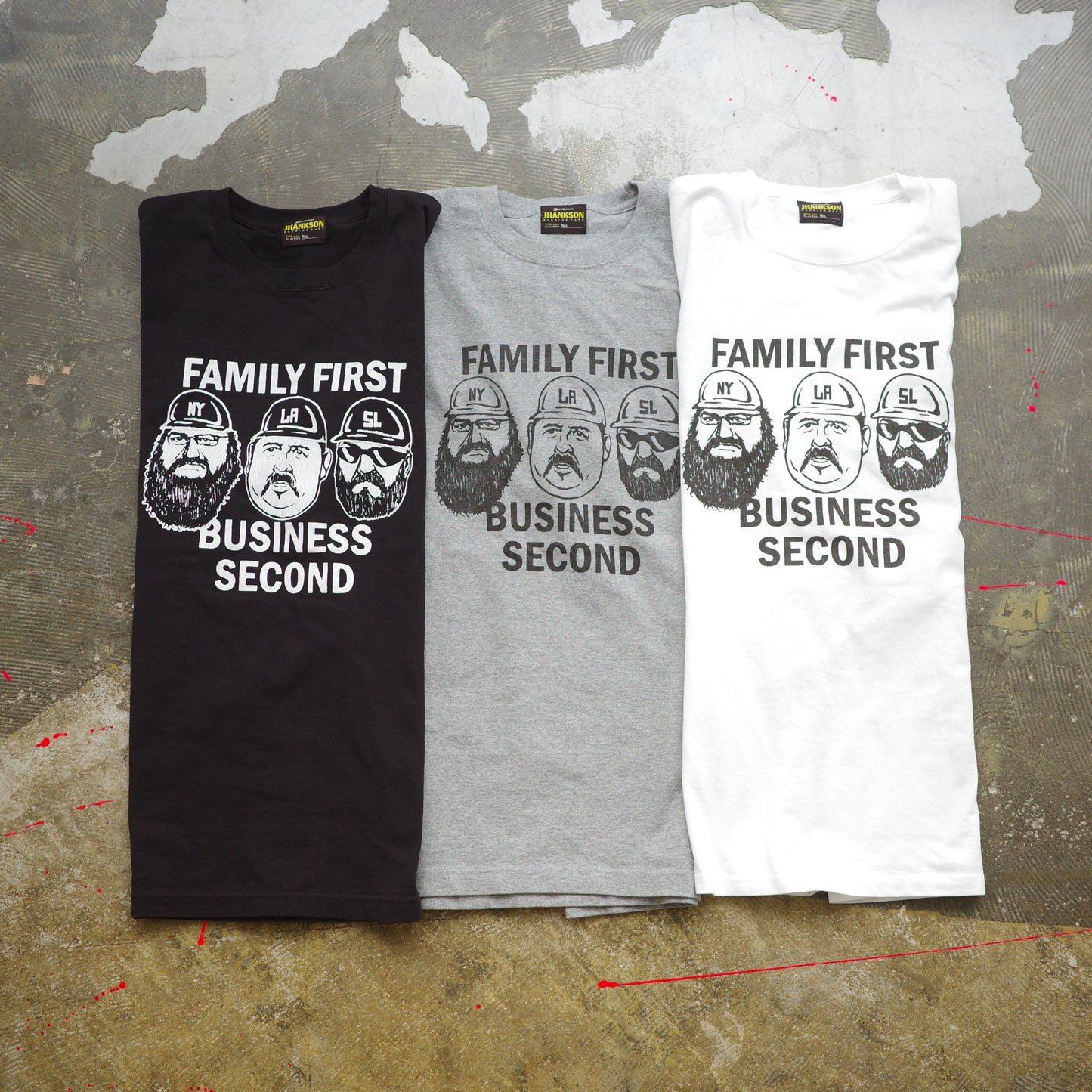 JHANKSON ジャンクソン " FAMILY FIRST "  S/S Tshirts 半袖 tee