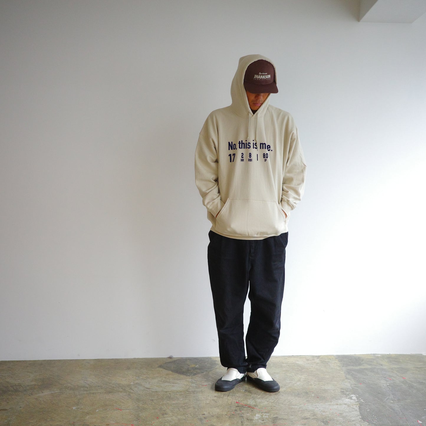 JHANKSON ジャンクソン " No, this is mine. " hoody sweat  裏起毛 フーディー スウェット