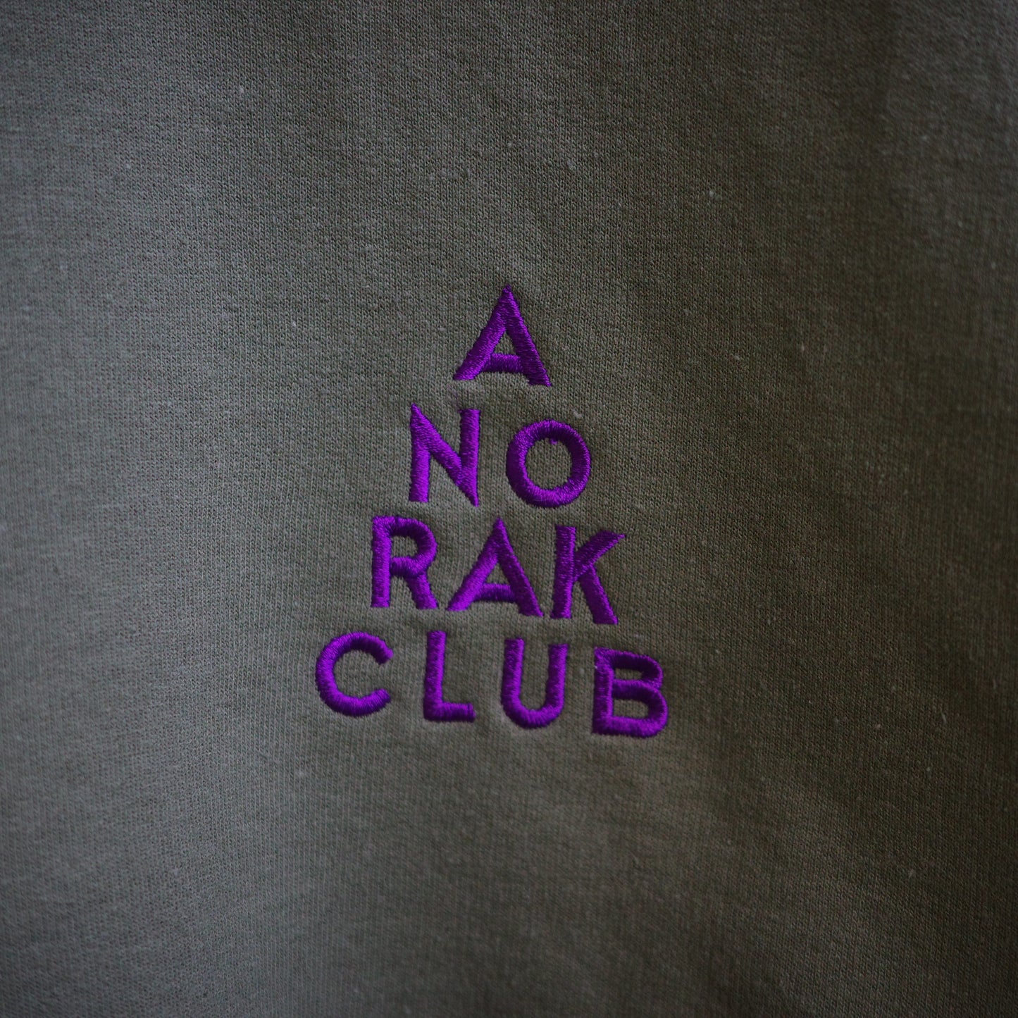 ANORAKCLUB アノラッククラブ  裏起毛 sweat クルーネック スウェット