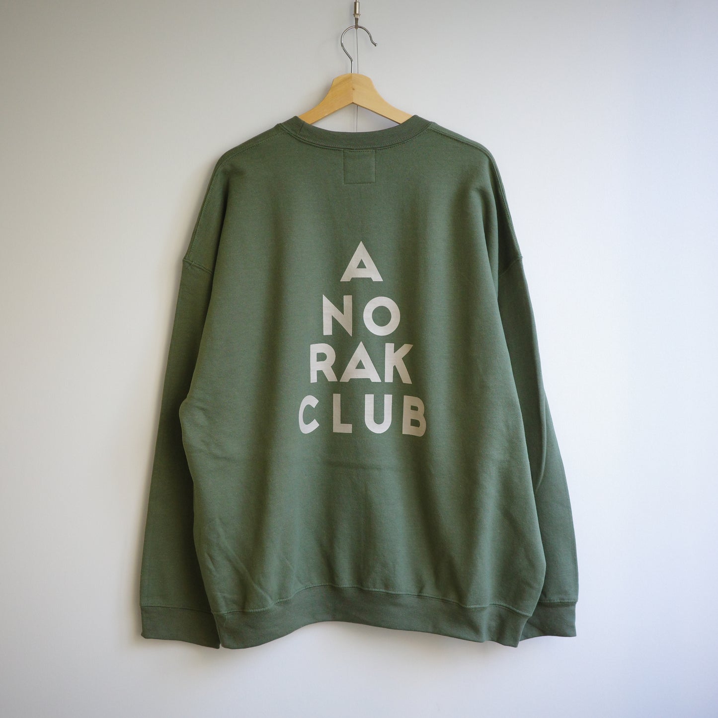 ANORAKCLUB アノラッククラブ  裏起毛 sweat クルーネック スウェット