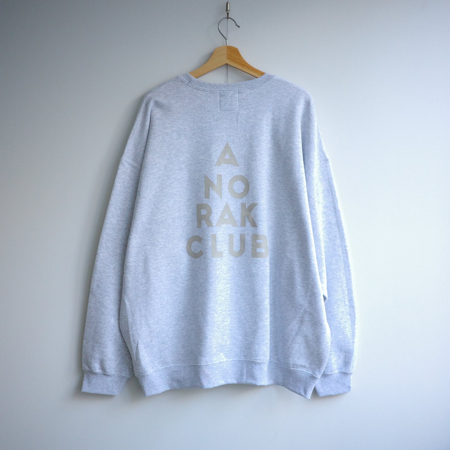 ANORAKCLUB アノラッククラブ  裏起毛 sweat クルーネック スウェット