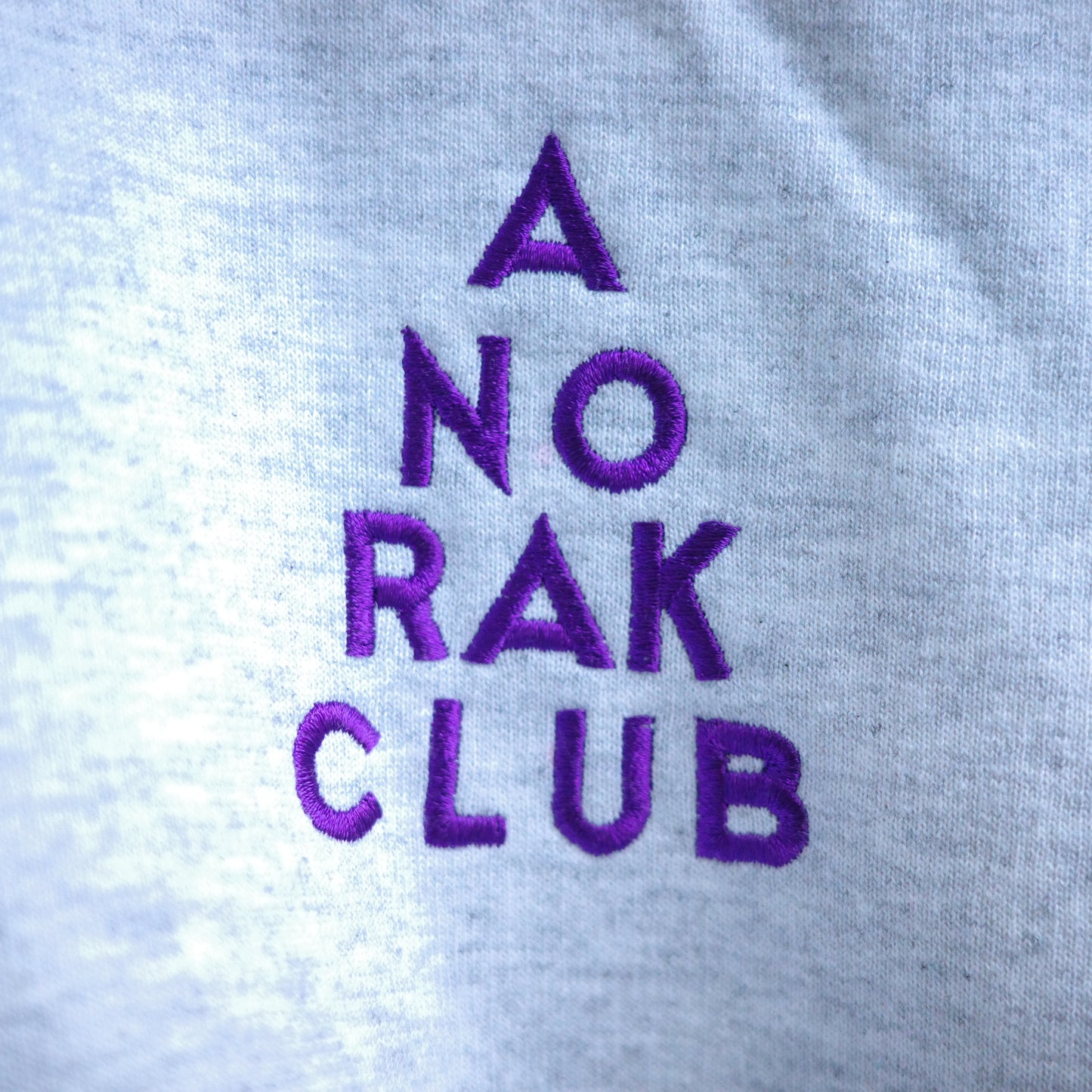 ANORAKCLUB アノラッククラブ  裏起毛 sweat クルーネック スウェット