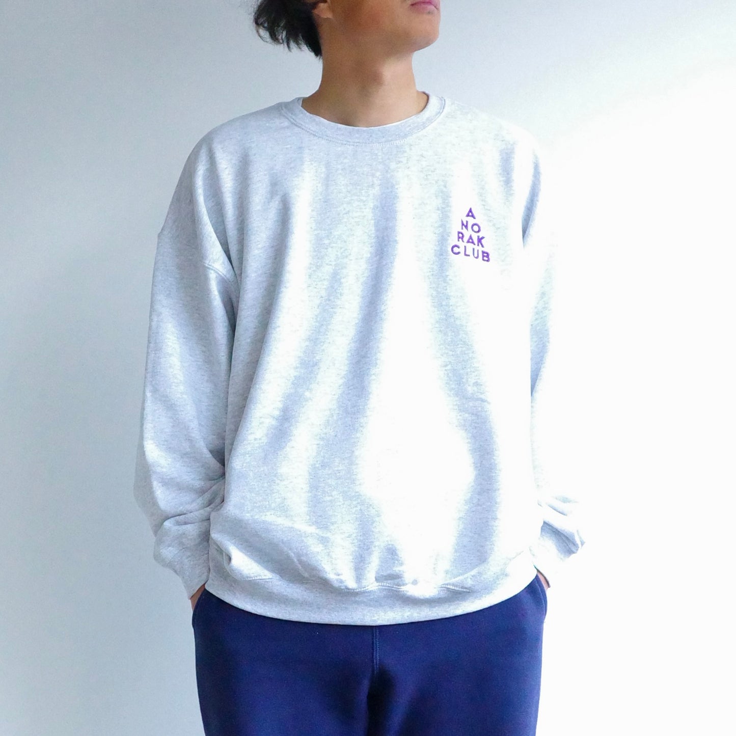 ANORAKCLUB アノラッククラブ  裏起毛 sweat クルーネック スウェット