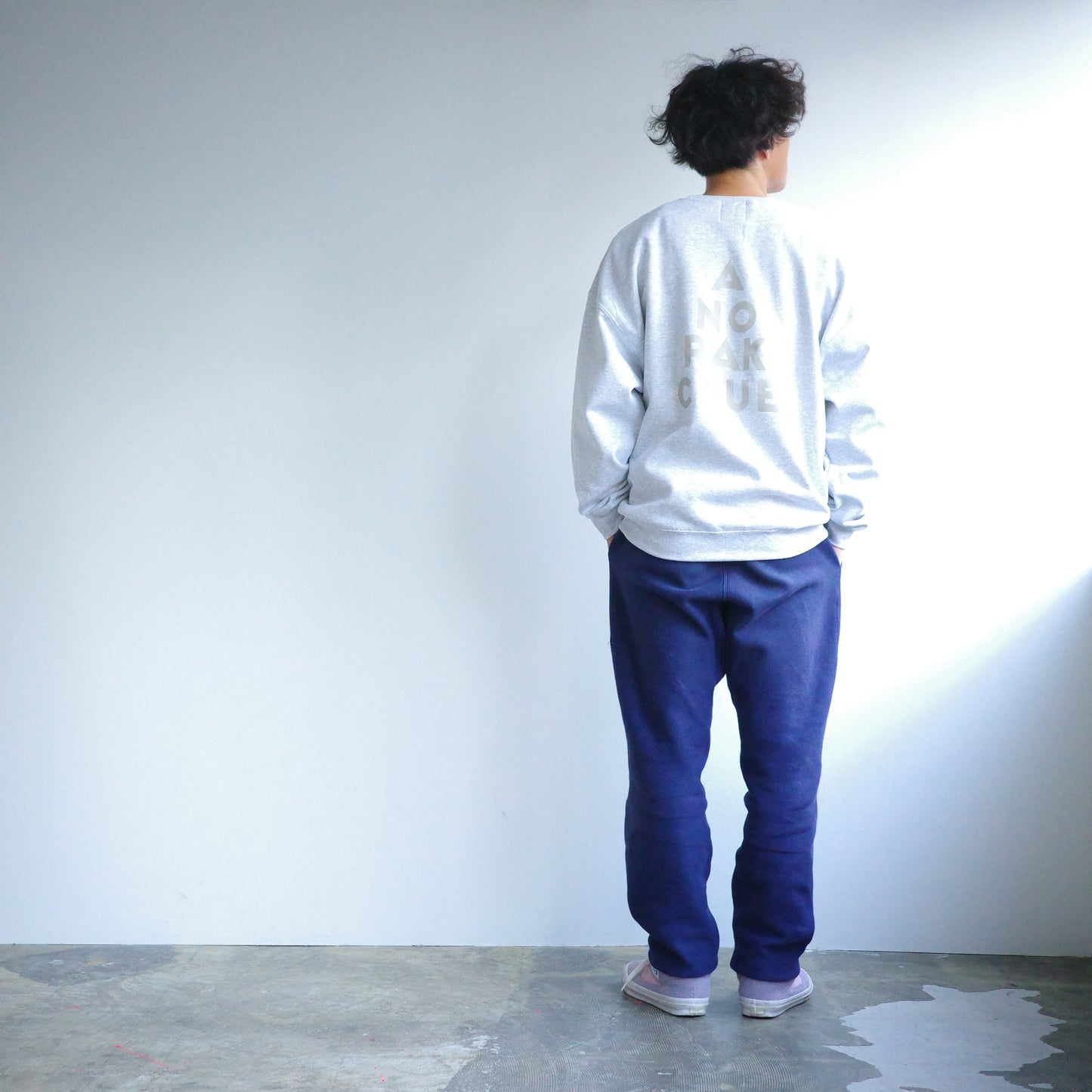 ANORAKCLUB アノラッククラブ  裏起毛 sweat クルーネック スウェット