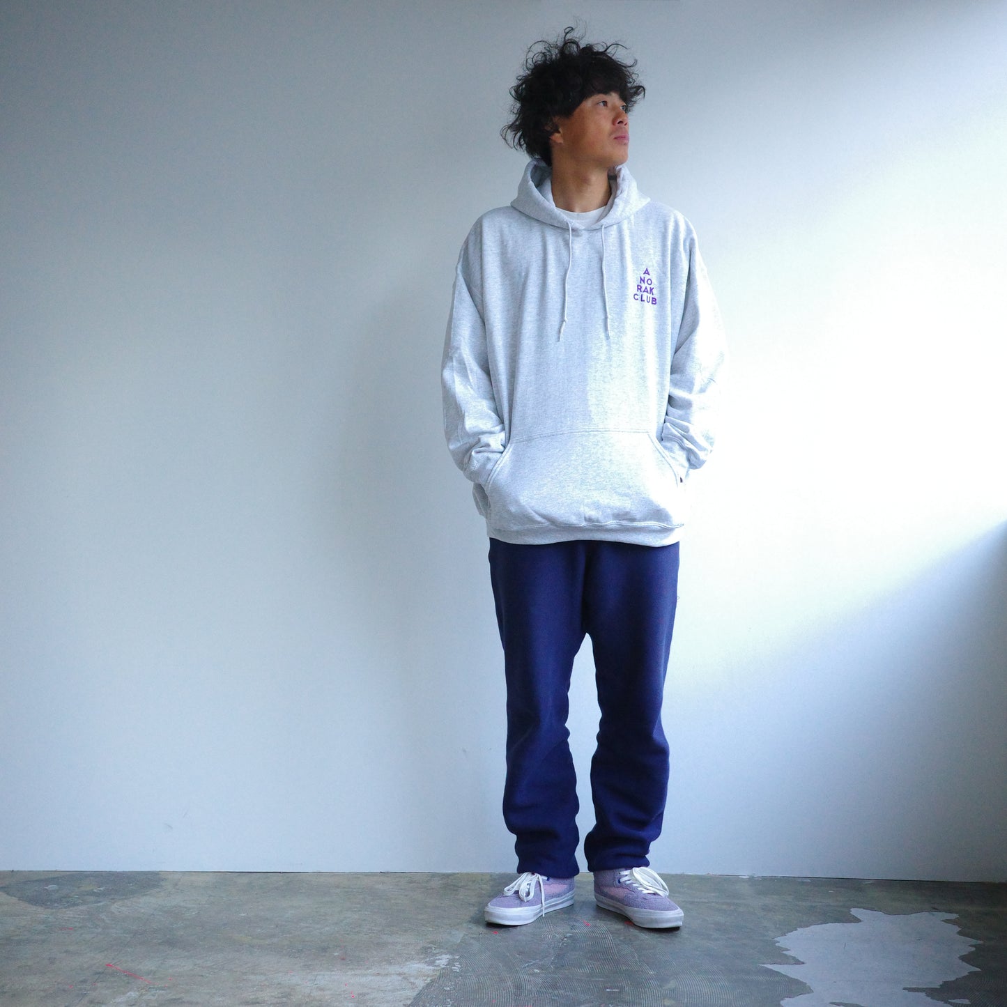 ANORAKCLUB アノラッククラブ  裏起毛 hoody sweat フードパーカー フーディスウェット