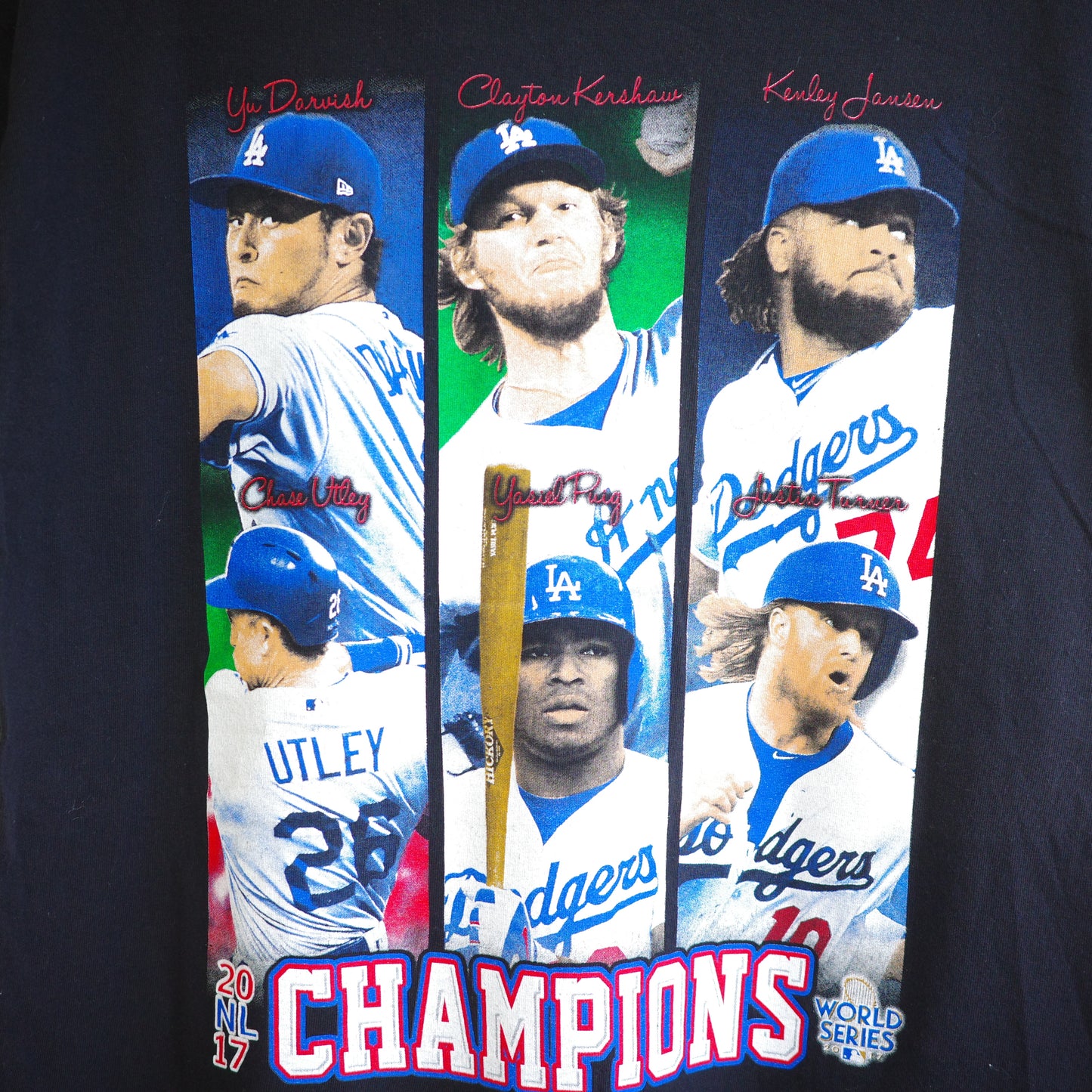 【used】Losangels Dodgers ドジャース 2017 National league Champion tee