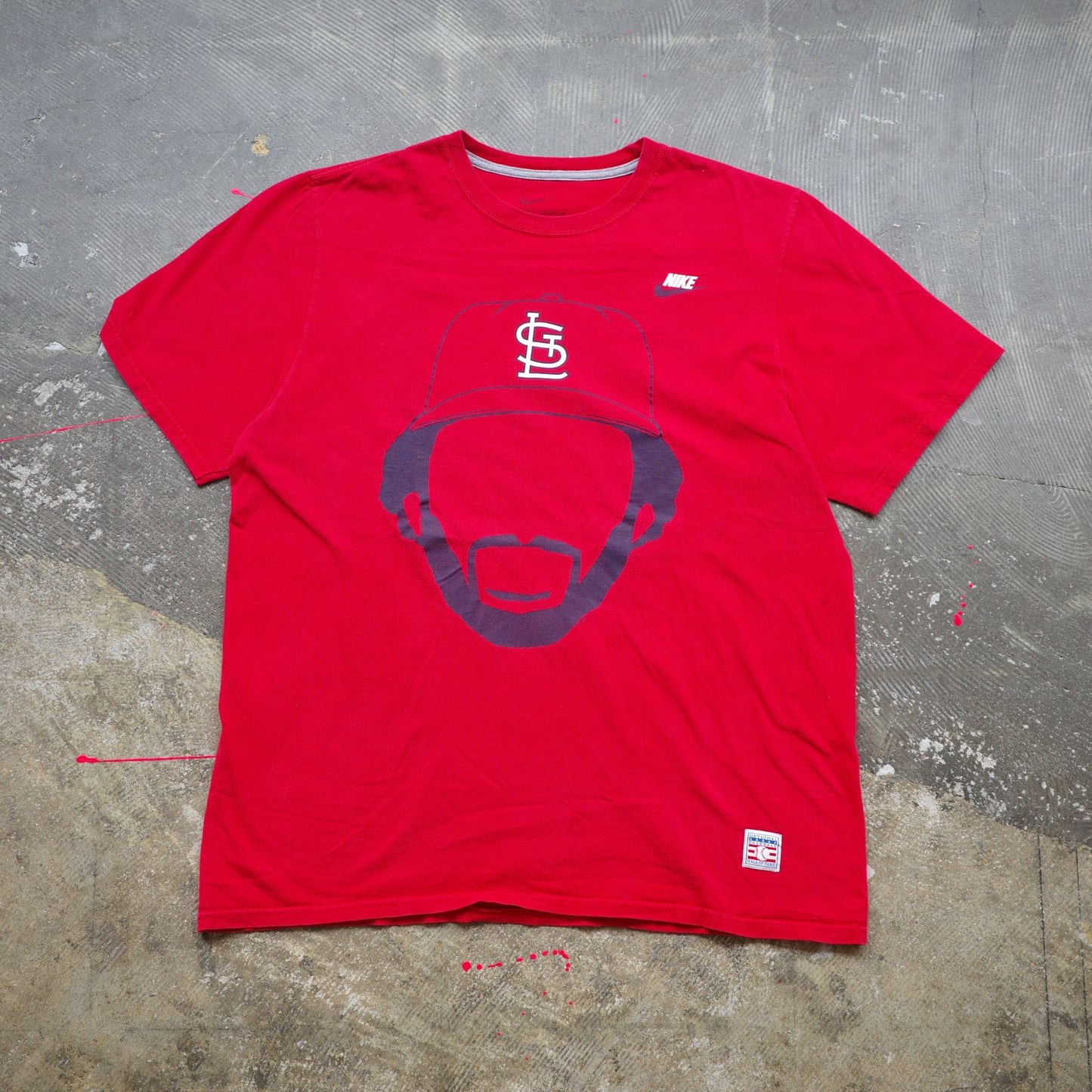 【used】NIKE ナイキ Haritage collection CARDINALS tee "Willie McGee" cooperstown