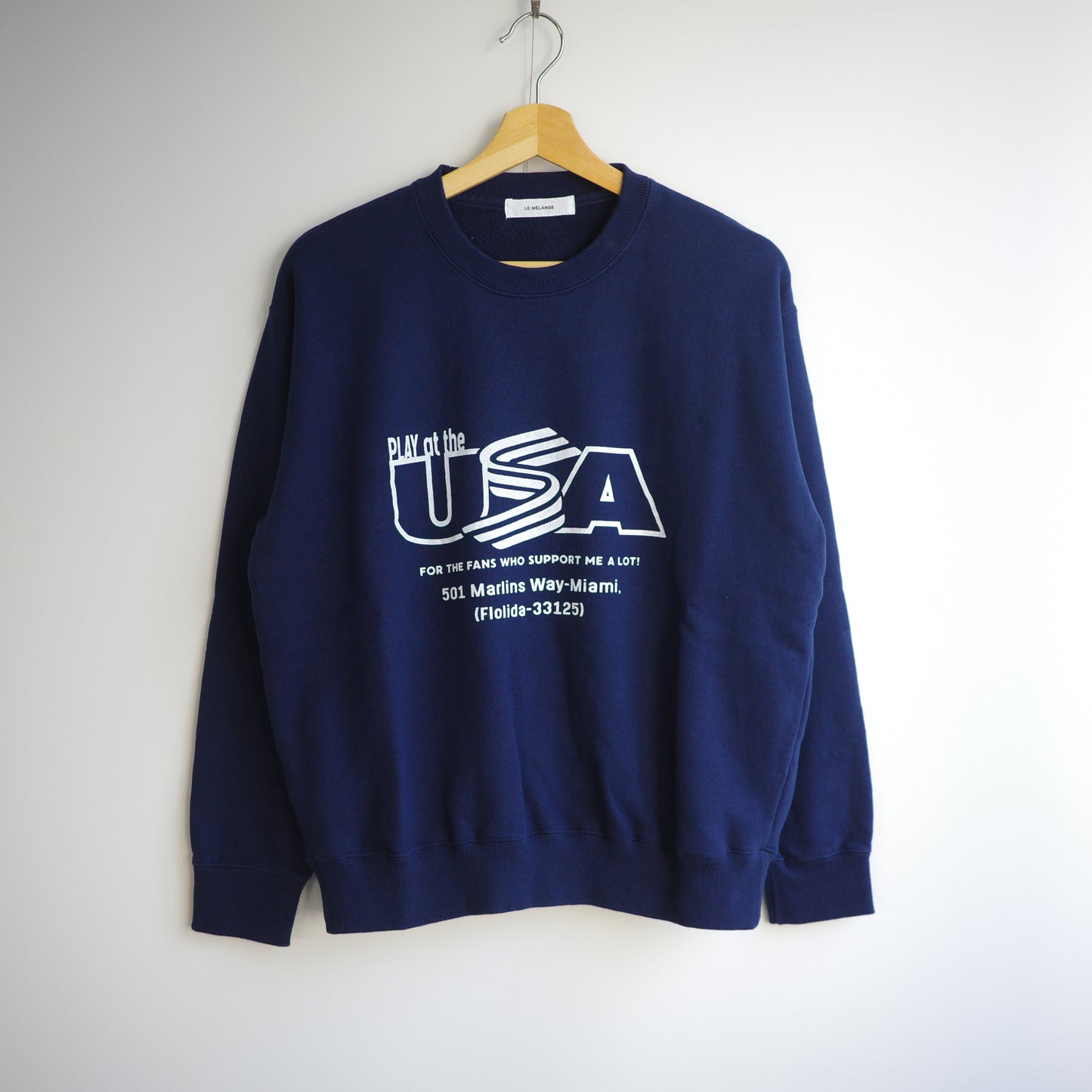 Le merange × JHANKSON "USA" sweat ルメランジュ ジャンクソン