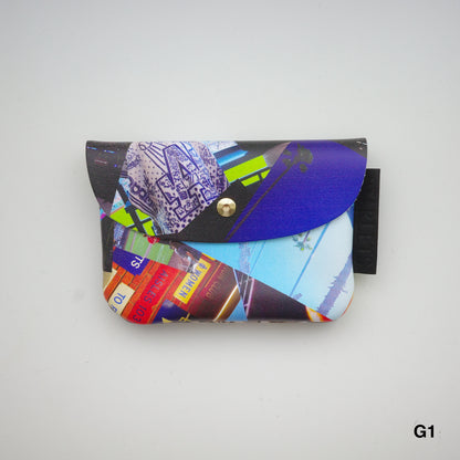 本革 / レザーコインケース "California baseball" プリントレザーマルチケース  本革 日本製 STARLETS スターレッツ