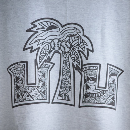 ULUNOA ウルノア " ulu baseball " × ANORAKCLUB cotton tee ulubaseball アノラッククラブ