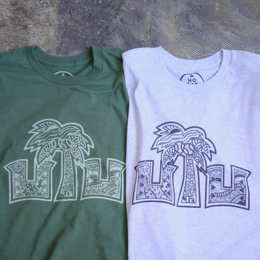 ULUNOA ウルノア " ulu baseball " × ANORAKCLUB cotton tee ulubaseball アノラッククラブ