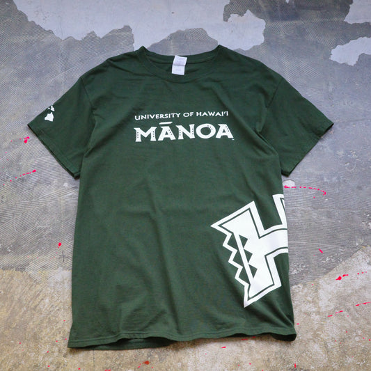 【used】UNIVERSITY OF HAWAII "MANOA" tee GILDAN ギルダン 野球 baseball