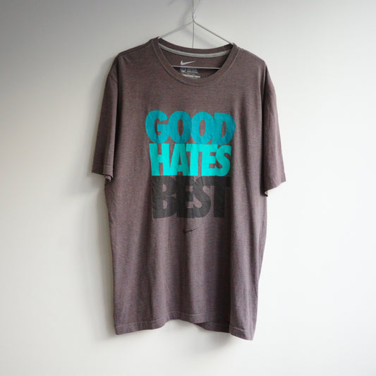 【used】NIKE ナイキ "GOOD HATES BEST" tee