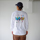 teen runnings "NOW" × ANORAKCLUB Long sleeve tee   saunacool サウナクール アノラッククラブ ロンT
