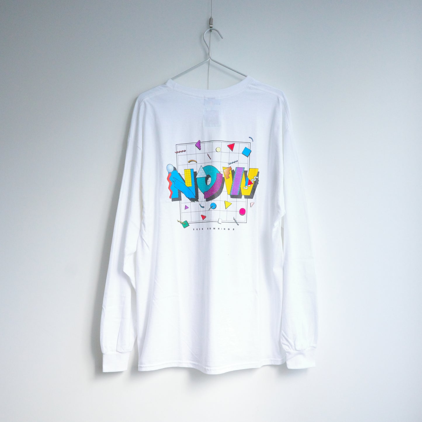 teen runnings "NOW" × ANORAKCLUB Long sleeve tee   saunacool サウナクール アノラッククラブ ロンT