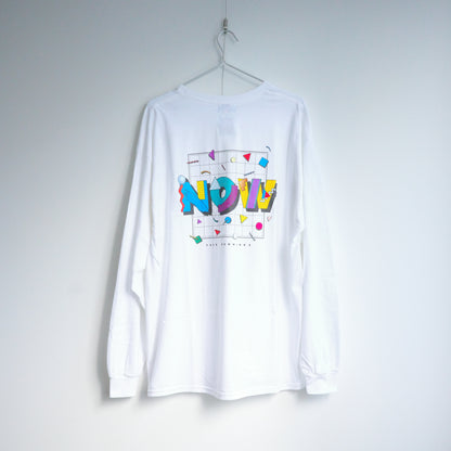 teen runnings "NOW" × ANORAKCLUB Long sleeve tee   saunacool サウナクール アノラッククラブ ロンT
