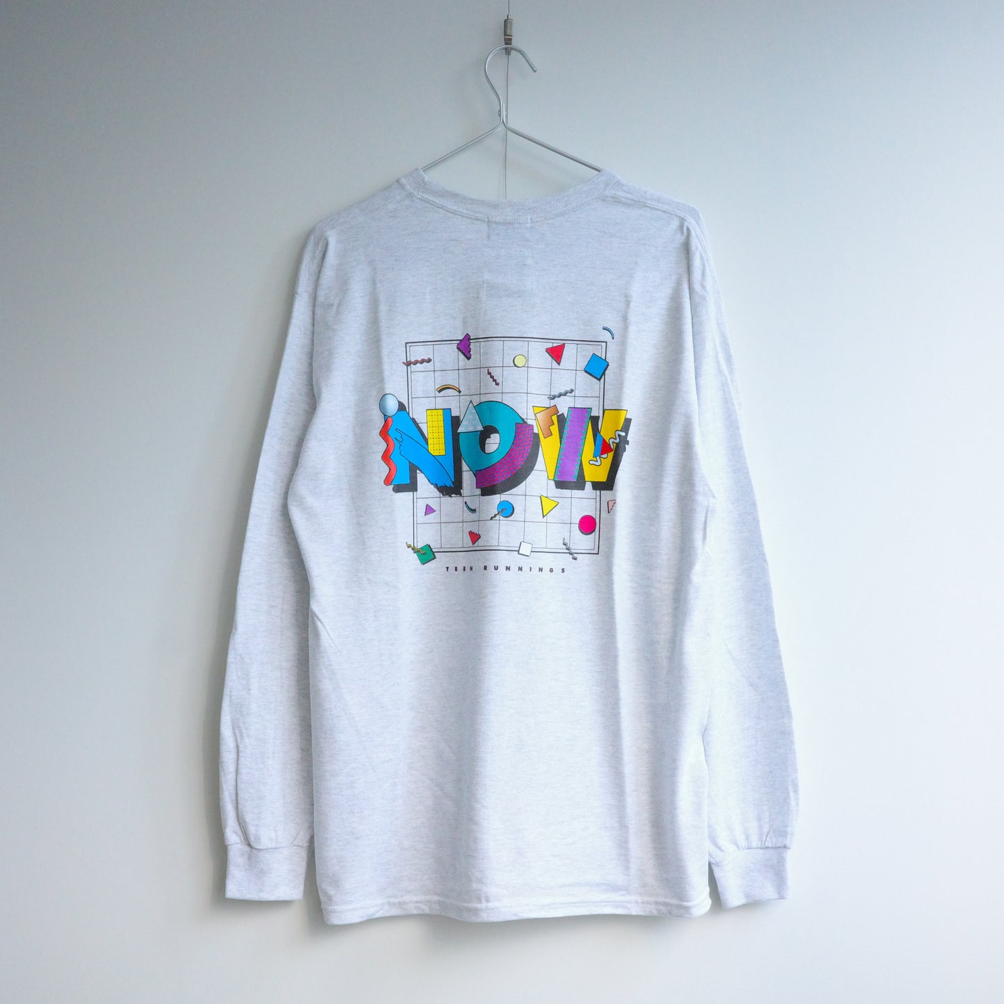 teen runnings "NOW" × ANORAKCLUB Long sleeve tee   saunacool サウナクール アノラッククラブ ロンT