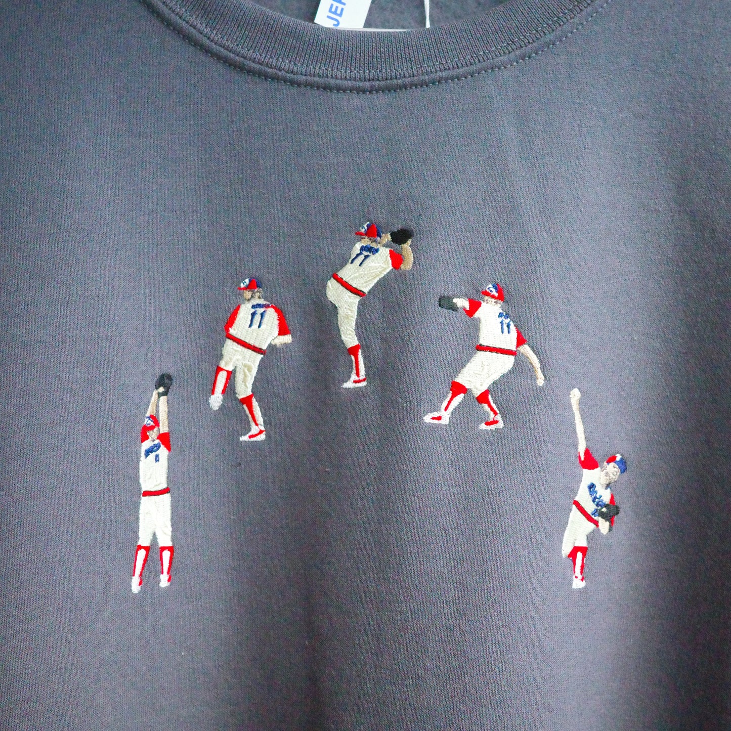 TAMANIWA "USA BASEBALL" sweatshirt with brushed lining
