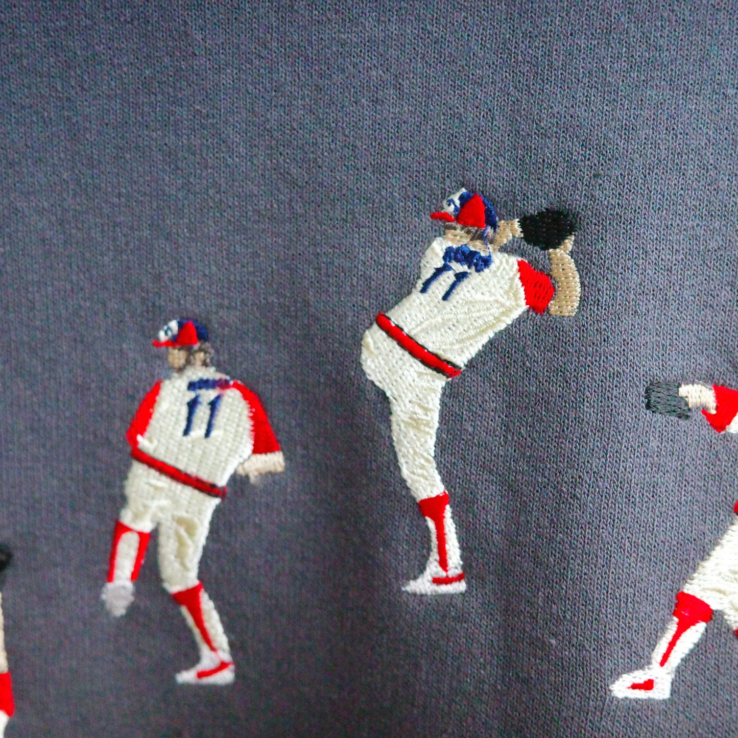 TAMANIWA "USA BASEBALL" sweatshirt with brushed lining