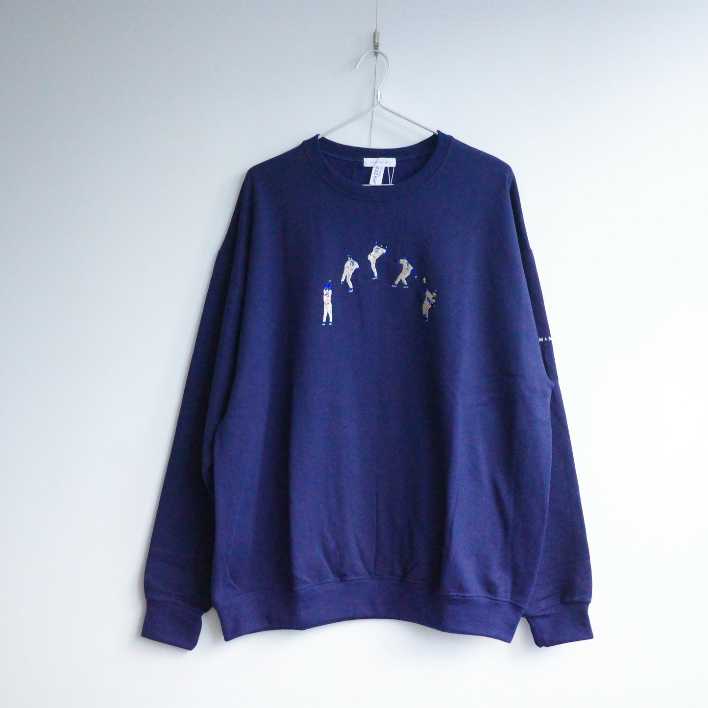 TAMANIWA "USA BASEBALL" sweatshirt with brushed lining