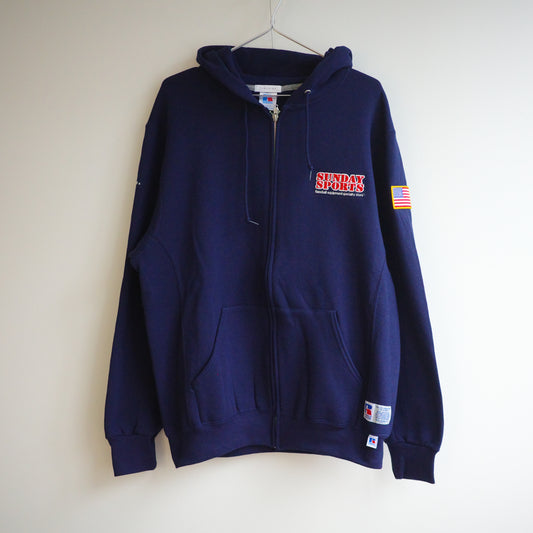 TAMANIWA タマニワ  "SUNDAY SPORTS" サンデースポーツ コラボ Zip Hoodie Sweat