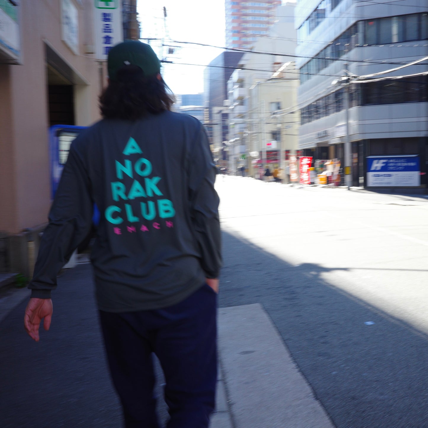 ANORAK CLUB × UEMACHI APPAREL "THE LOCAL" tee アノラッククラブ 長袖 dry Tshirts