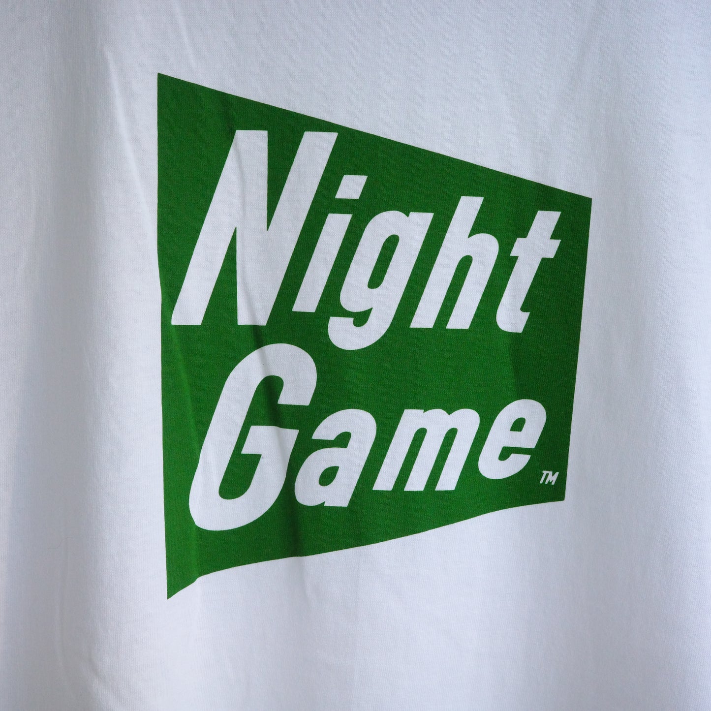 Night game  ナイトゲーム 3/4 Sleeve Raglan tee T-shirt