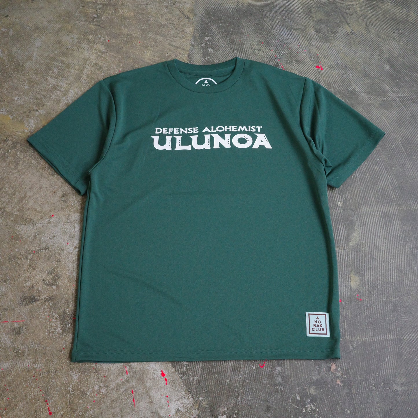 【予約販売】ULUNOA ウルノア "Defense Alchemist" 半袖 dry  tee ULUNOABASE  ANORAKCLUB アノラッククラブ 武拓人