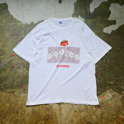 【used】"SANDIEGO PADRES 1984 NATIONAL CHAMPS" tee baseball MLB サンディエゴパドレス 野球 TOYOTA