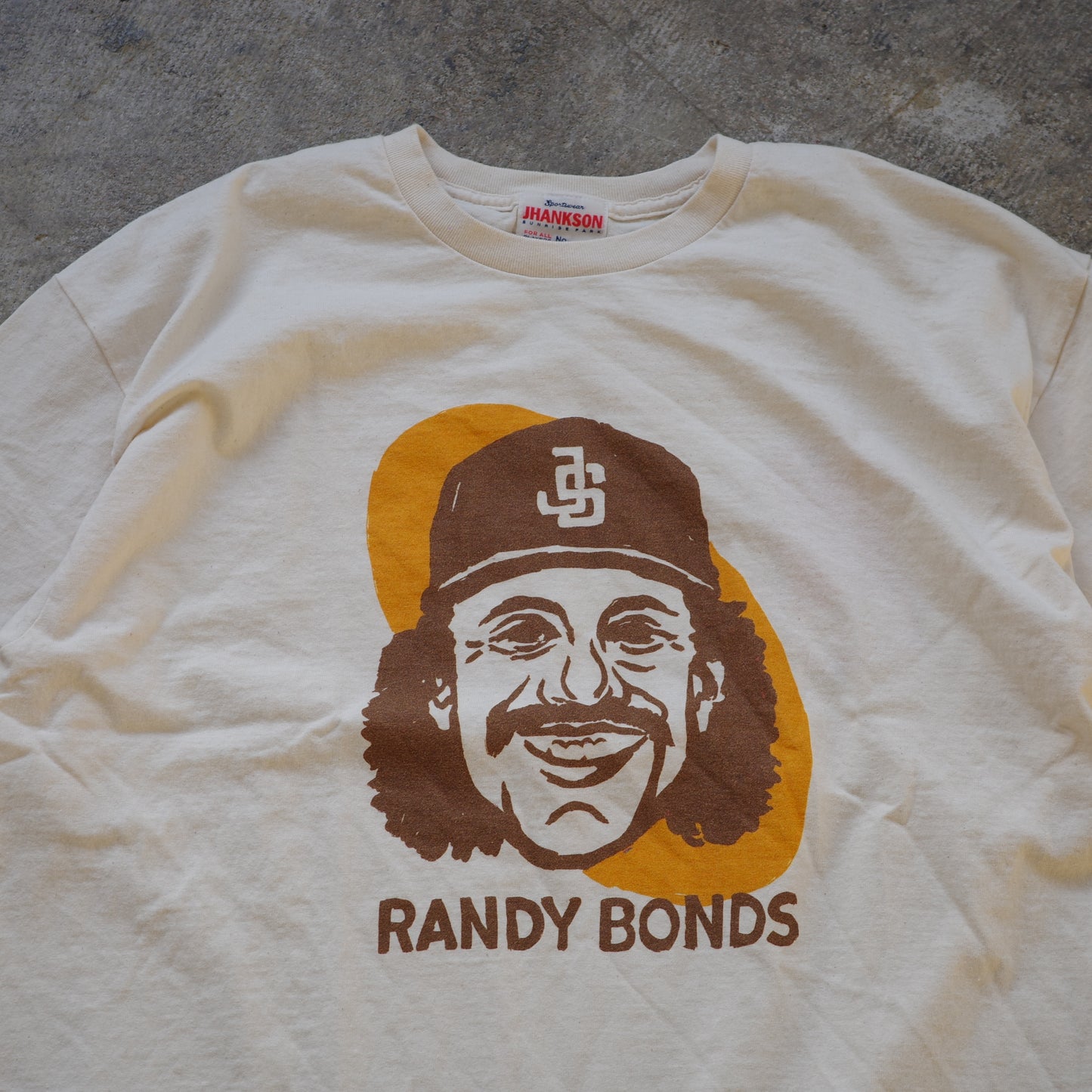 "RANDY BONDS"  半袖 short sleeve tee JHANKSON ジャンクソン ランディボンズ