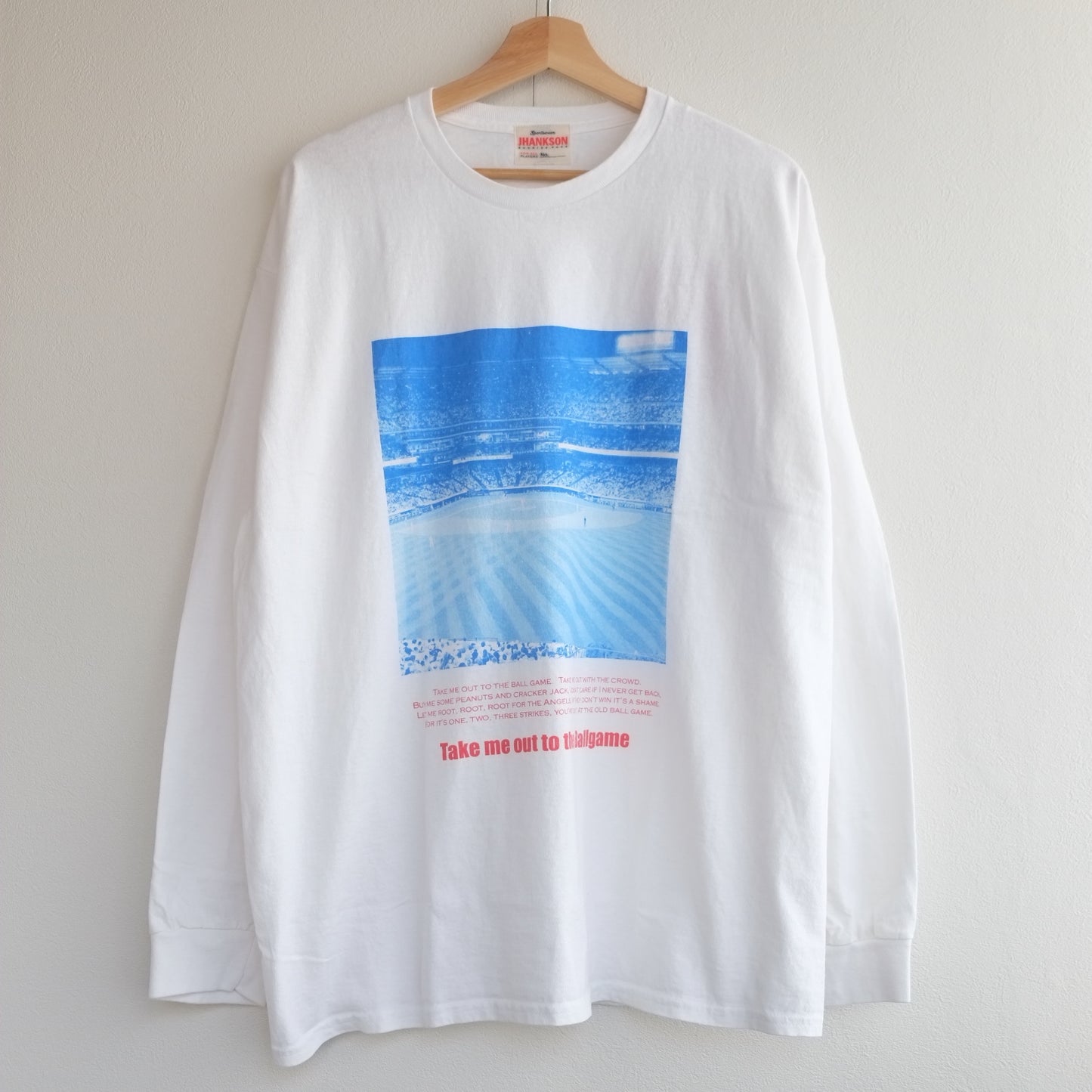 "take me out to the ballgame" photo longsleeve tee Tshirts  JHANKSON ジャンクソン