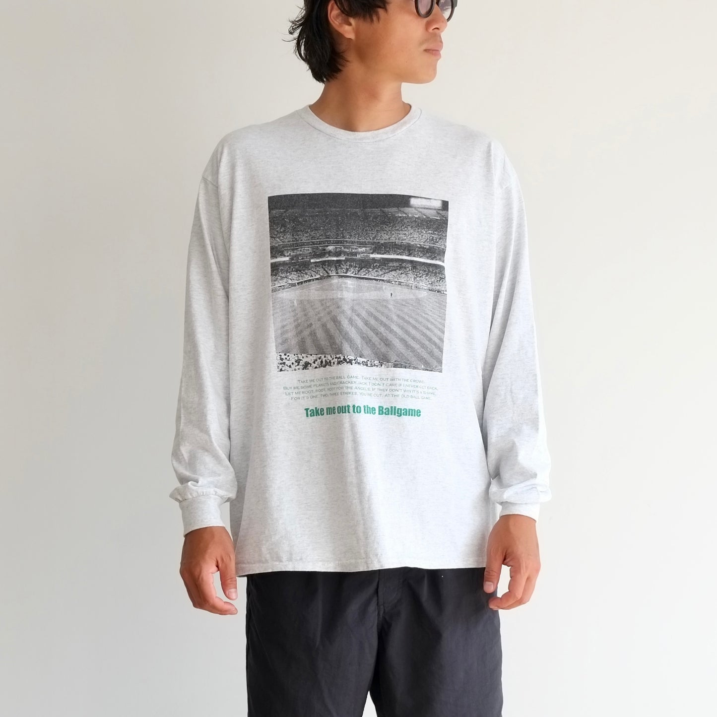 "take me out to the ballgame" photo longsleeve tee Tshirts  JHANKSON ジャンクソン